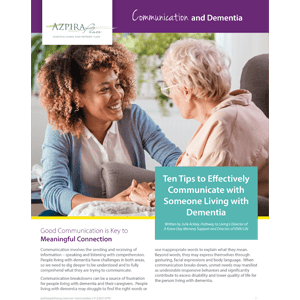 Communication and Dementia