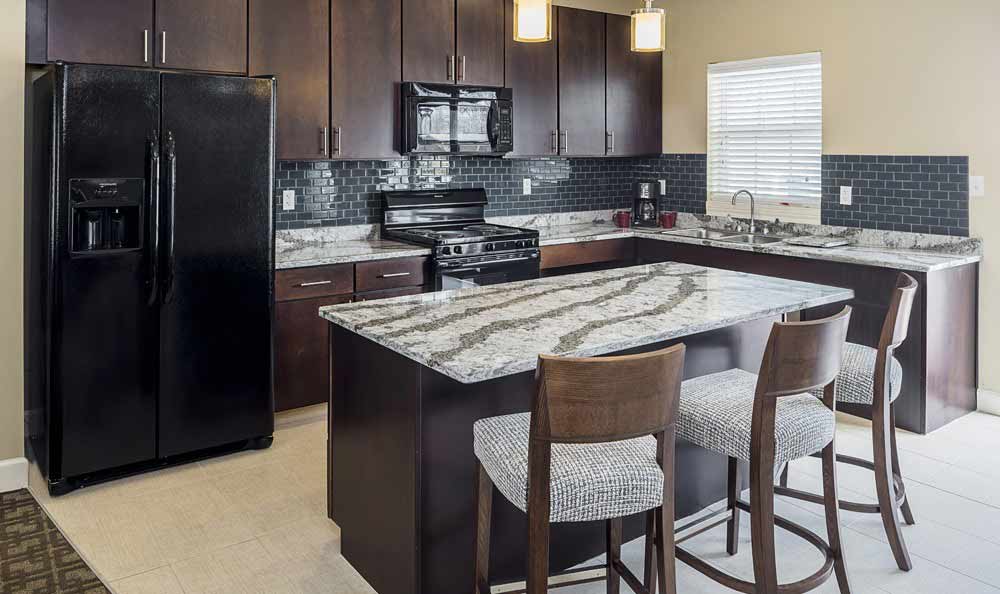 Clubhouse Kitchen at The Lakes at 8201 in Merrillville, Indiana