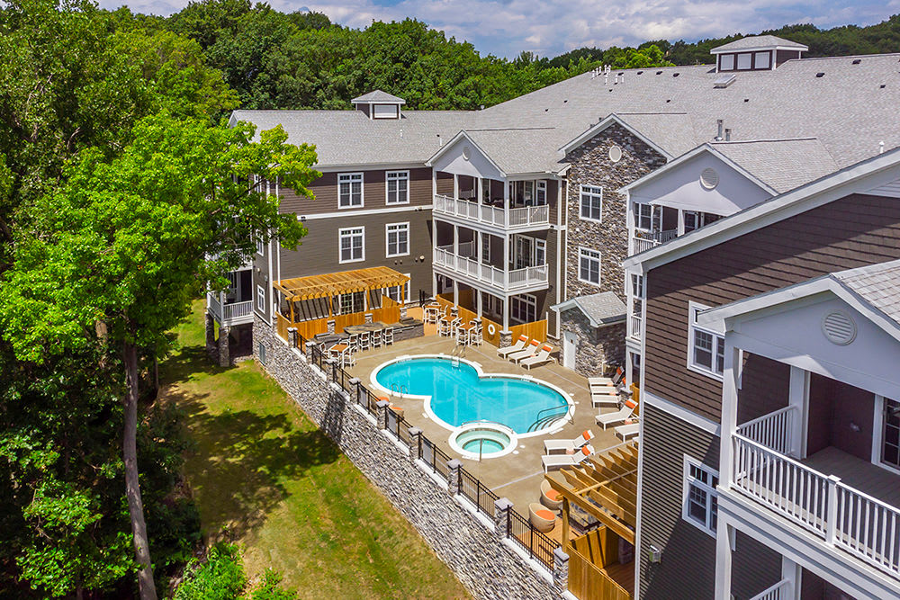 The Club at Waters Edge Apartments in Irondequoit Bay, New York