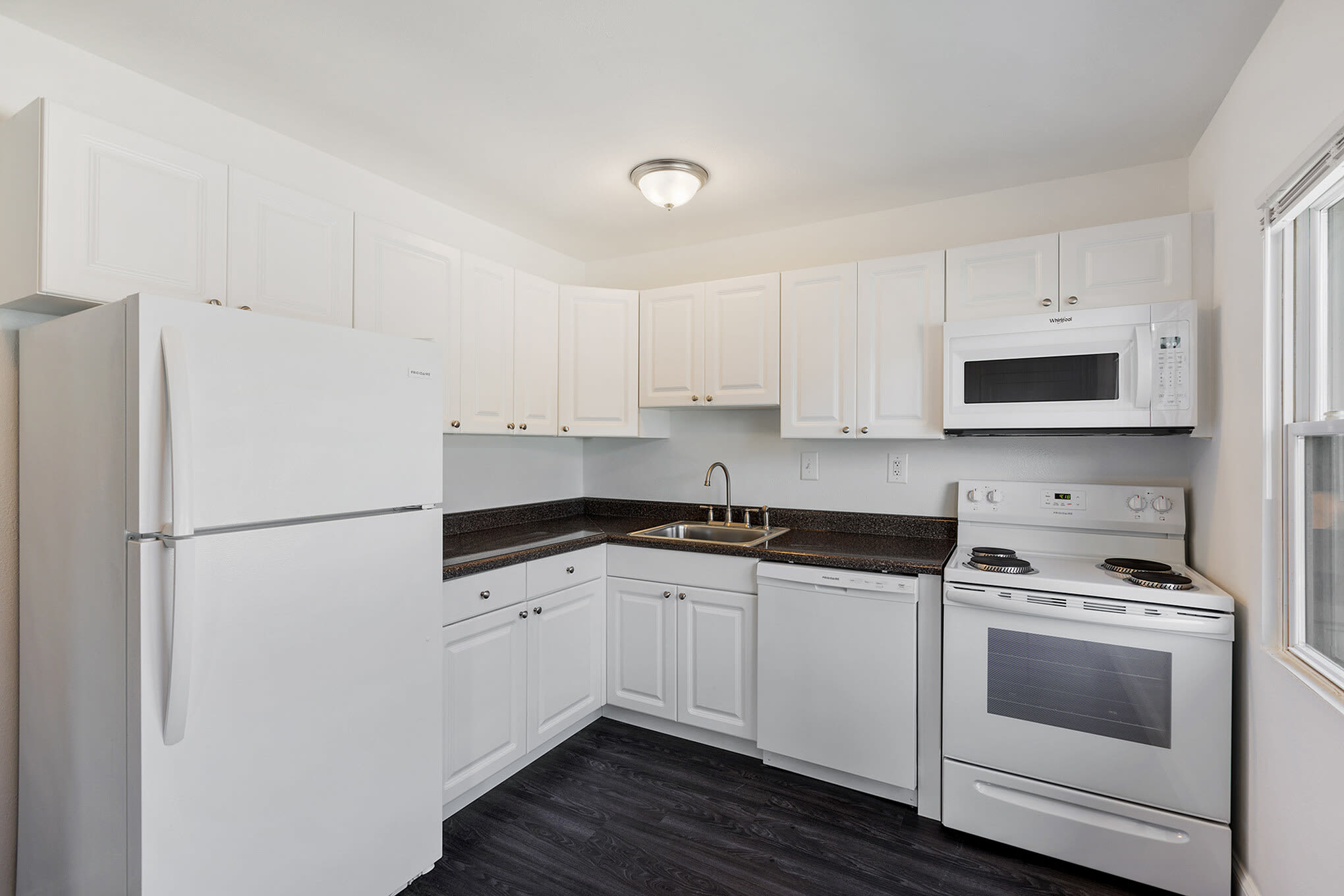 apartment kitchen at Westgate Village Apartments in Malvern, Pennsylvania