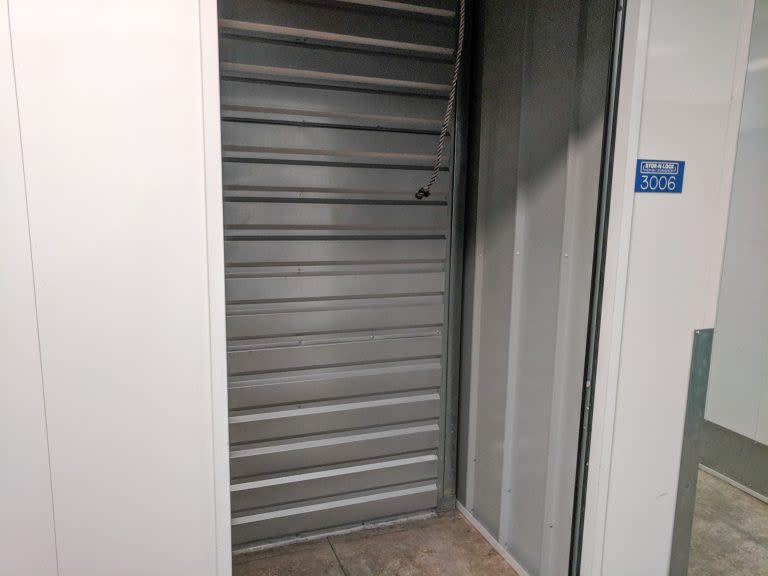 5x5 Interior Storage Unit Door Open at STOR-N-LOCK Self Storage