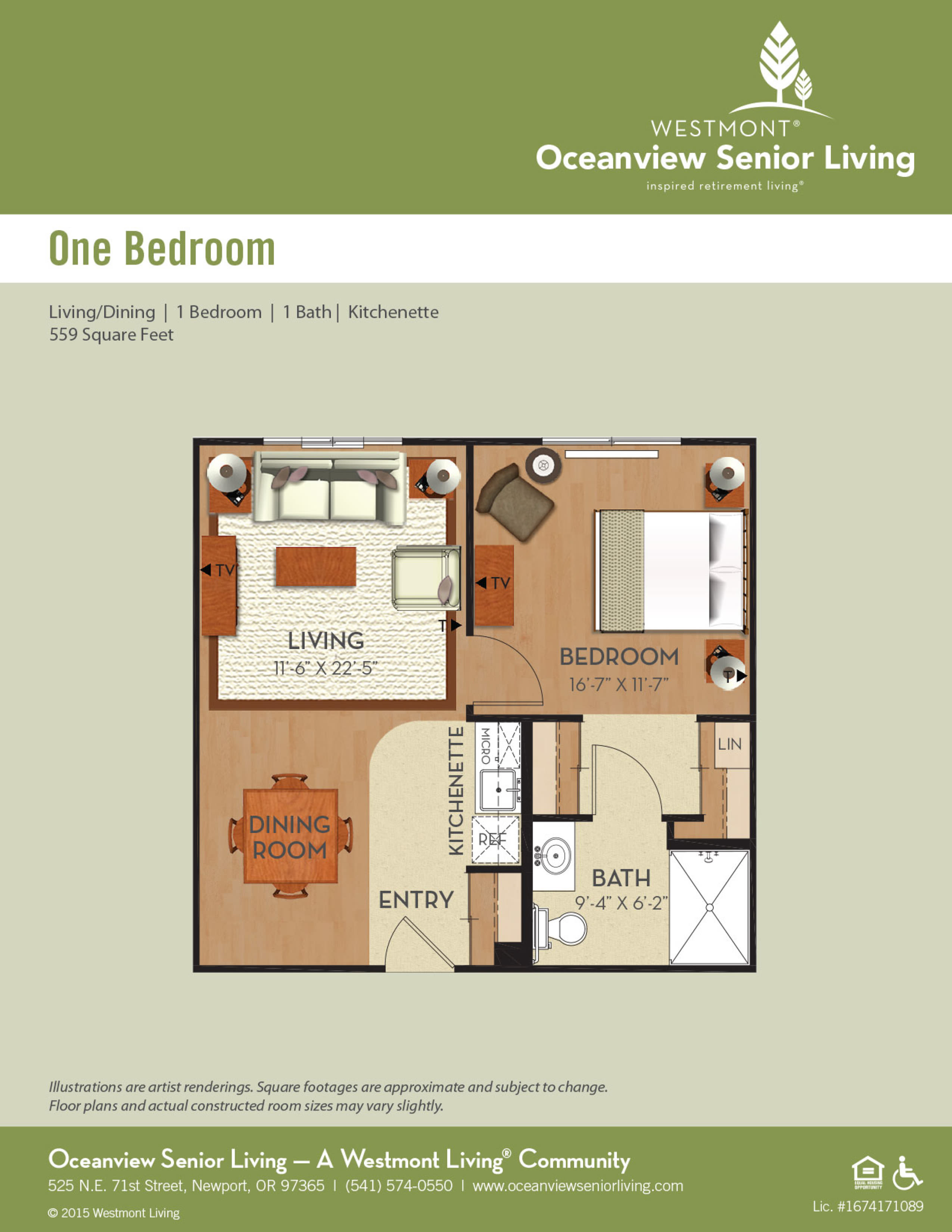 Senior Living Floor Plans Oceanview Senior Living