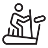 Fitness center icon for Golf Club Apartments in West Chester, Pennsylvania