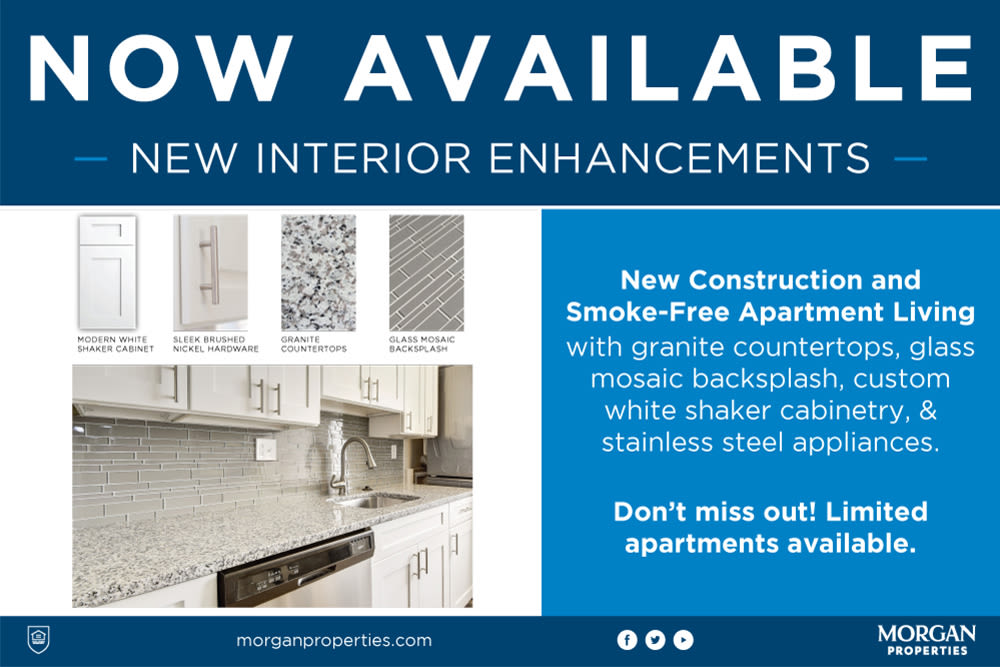 New Interior Enhancements at Fox Run Apartments & Townhomes in Bear, Delaware