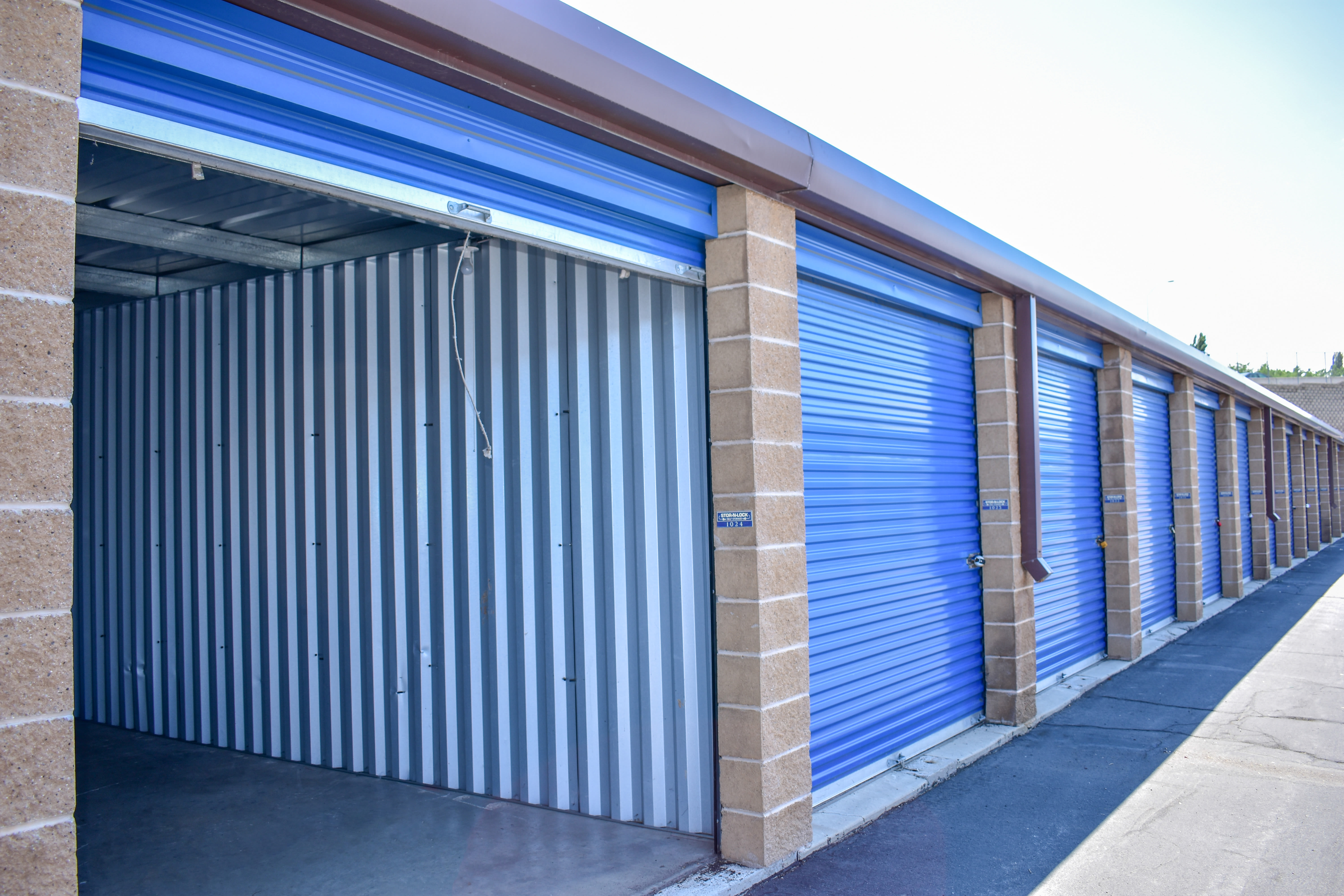 Enclosed auto storage at STOR-N-LOCK Self Storage in Riverdale, Utah