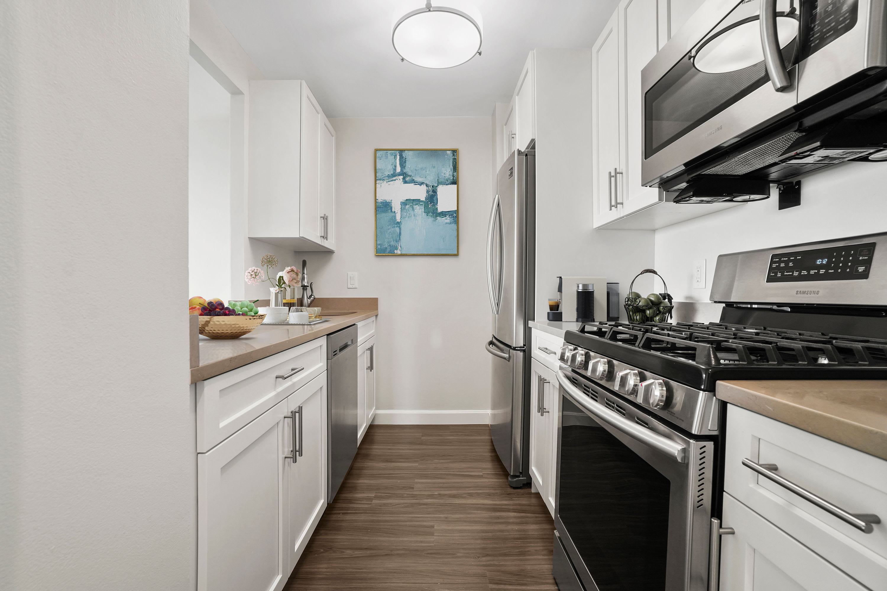 Kitchen at Parkside Place in Cambridge, Massachusetts