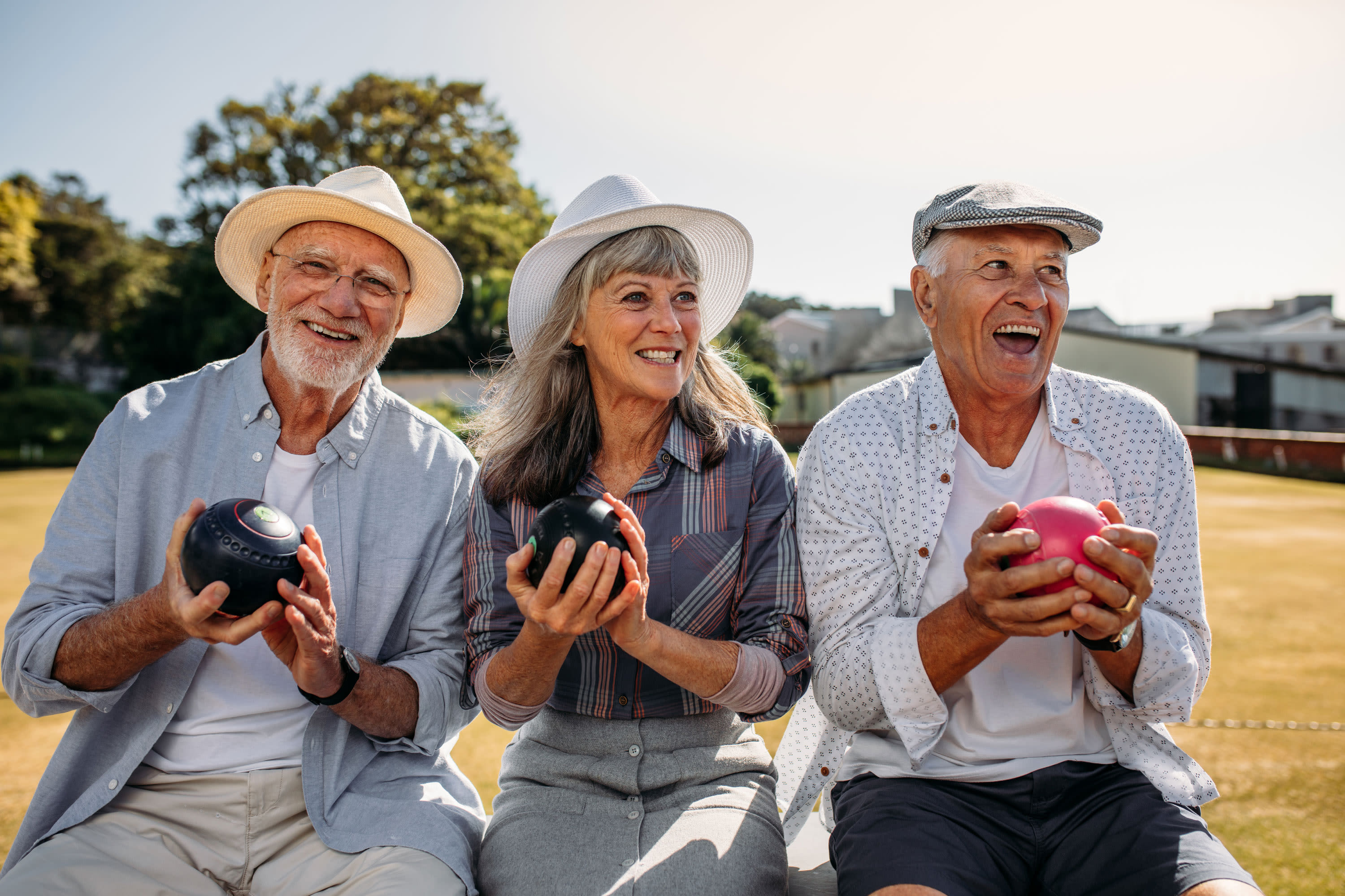 Outdoor activity at Deer Crest Senior Living in Red Wing, Minnesota