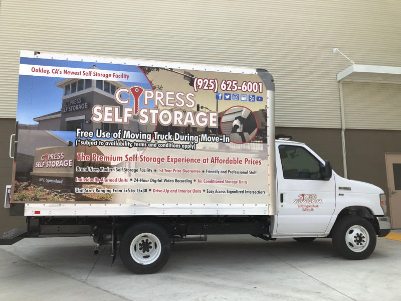 Cypress Self Storage truck
