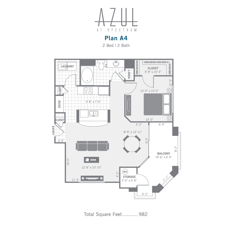 A4 2D floor plan image