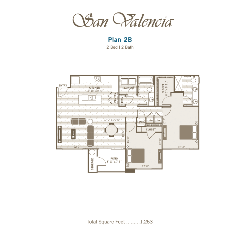 2B 2d floor plan