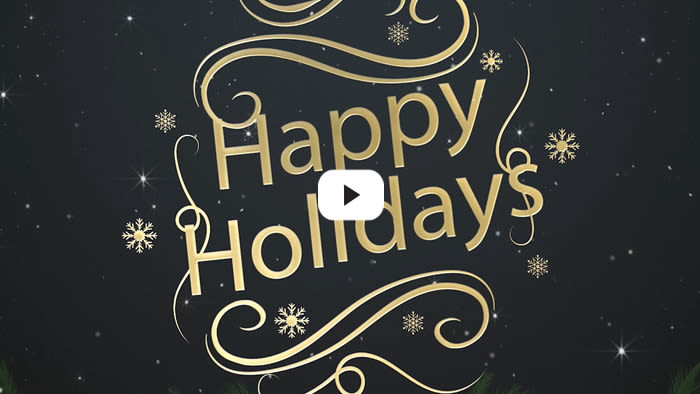 Happy Holidays video from Anthology Senior Living