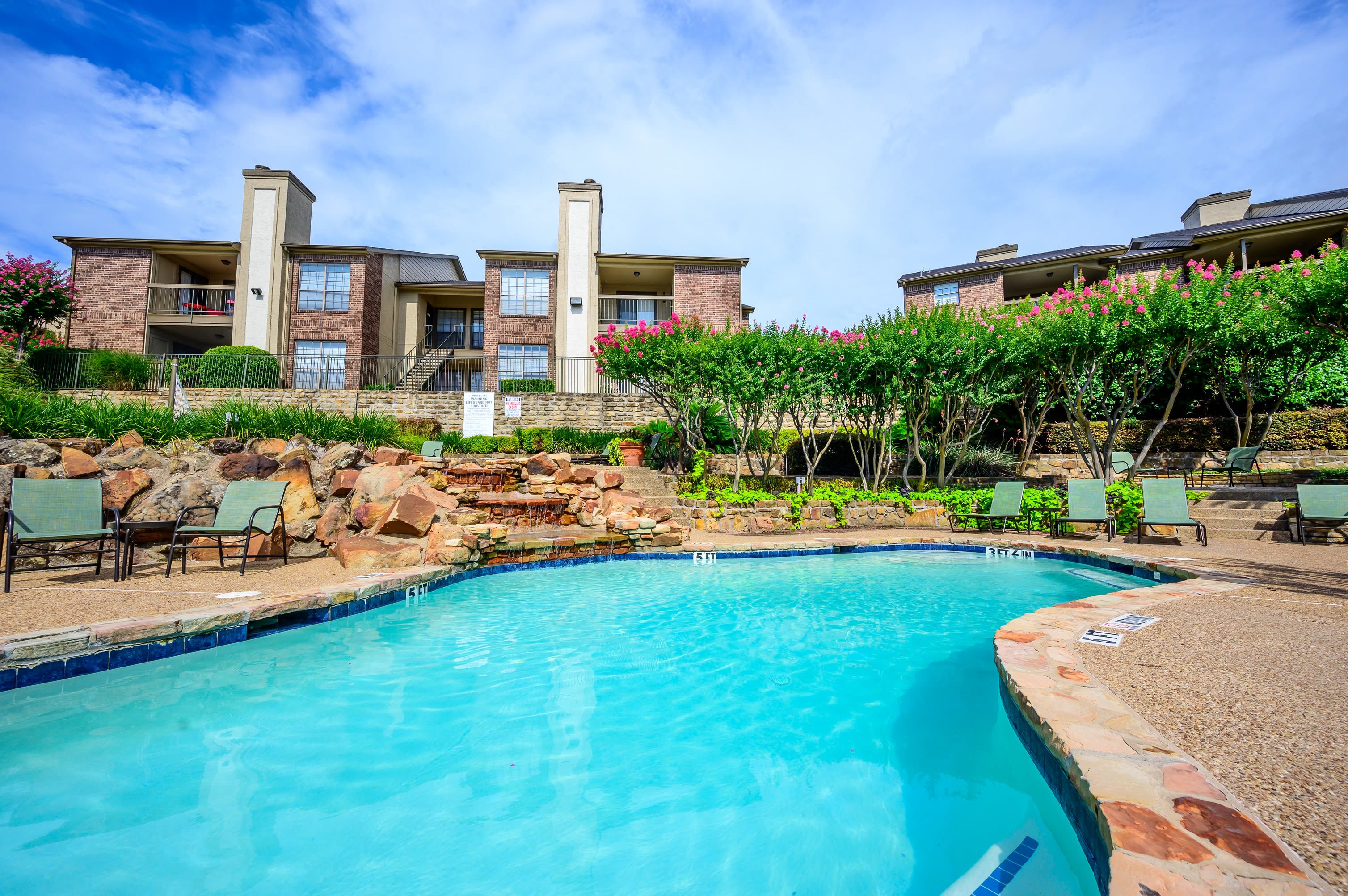 Fitness center for residents with individual workout stations at Laurel Heights at Cityview in Fort Worth, Texas