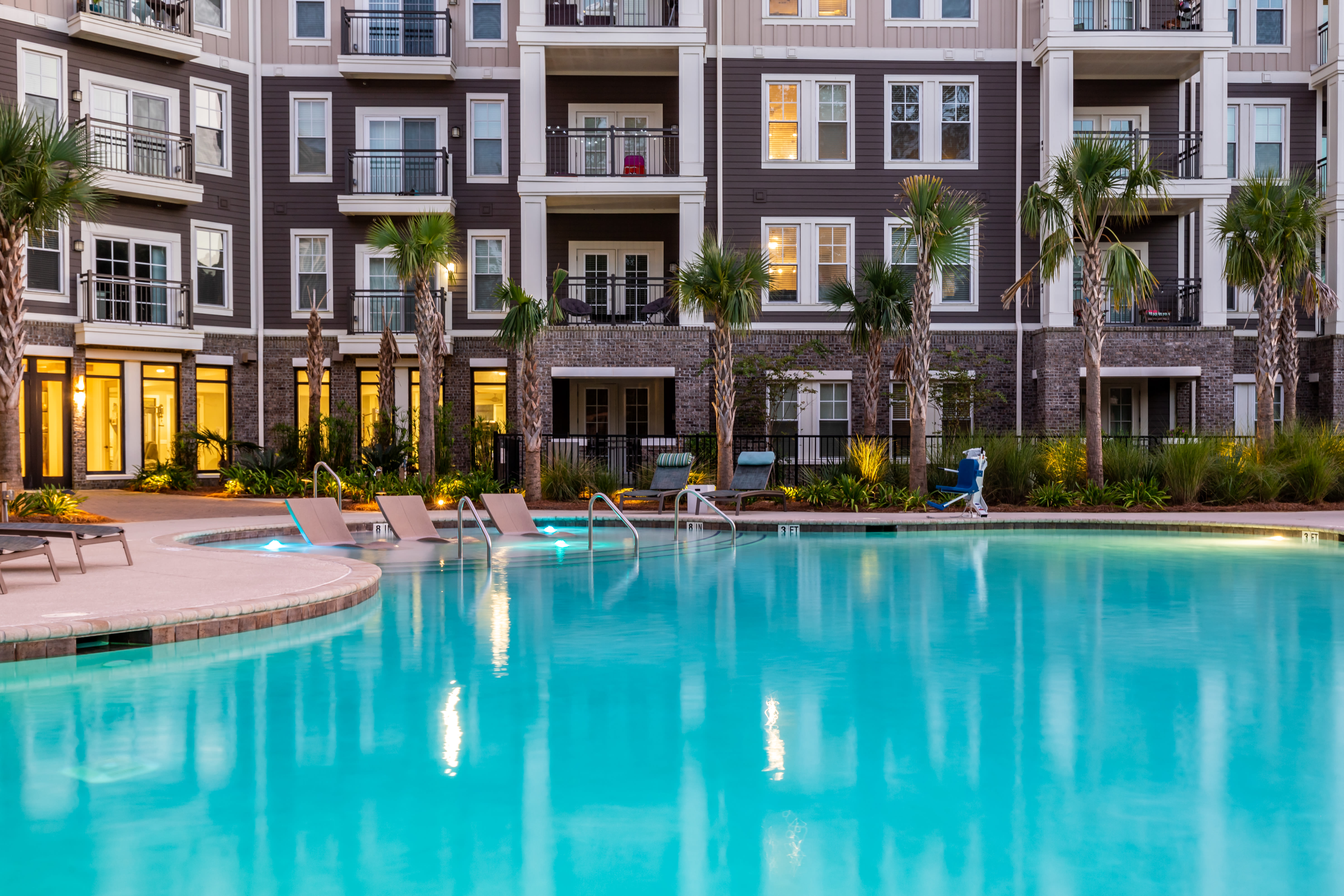 Outdoor pool at The Heyward in Charleston, South Carolina