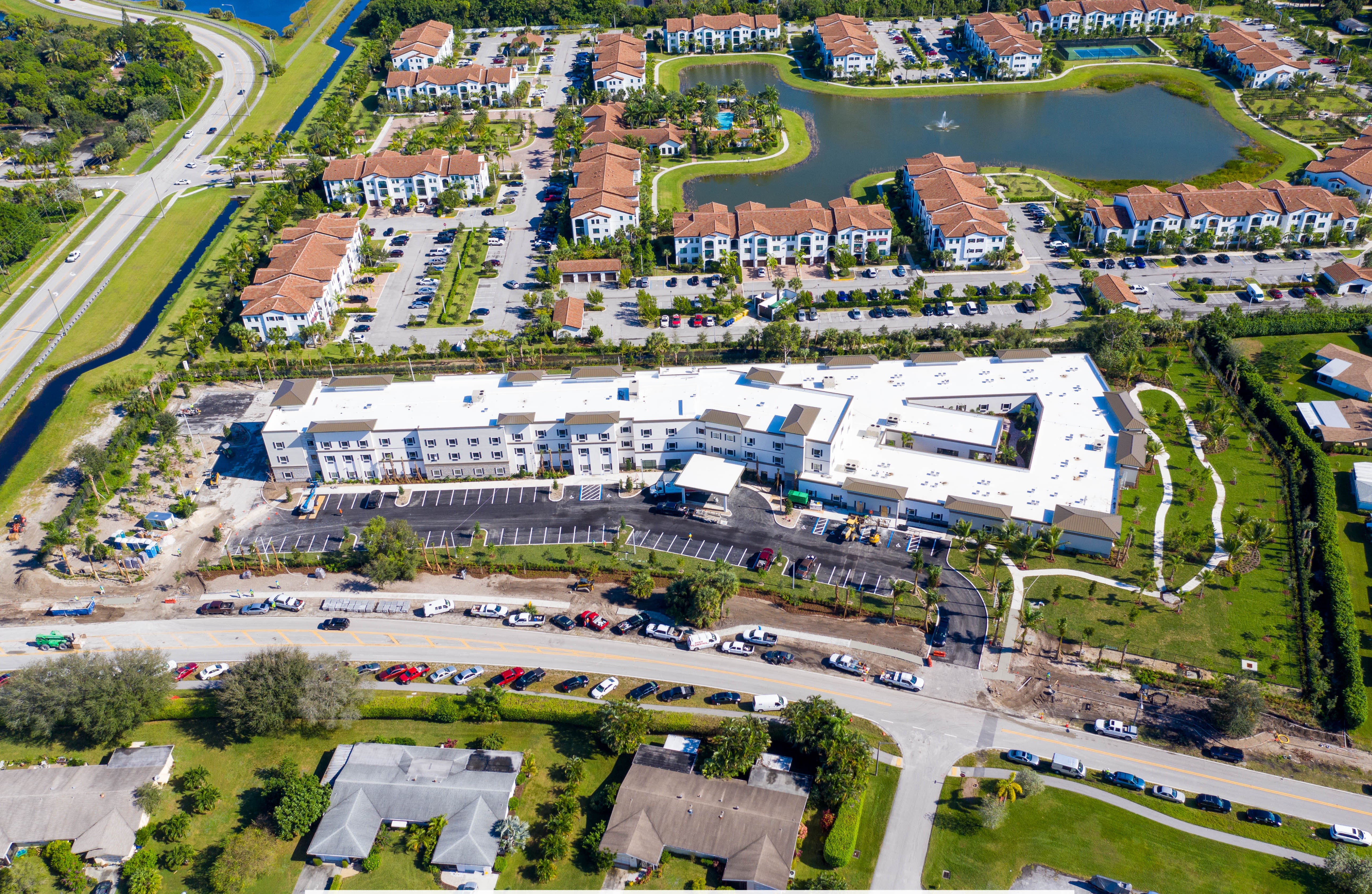 Exterior Aerial Photo of Inspired Living Delray Beach in Delray Beach, Florida