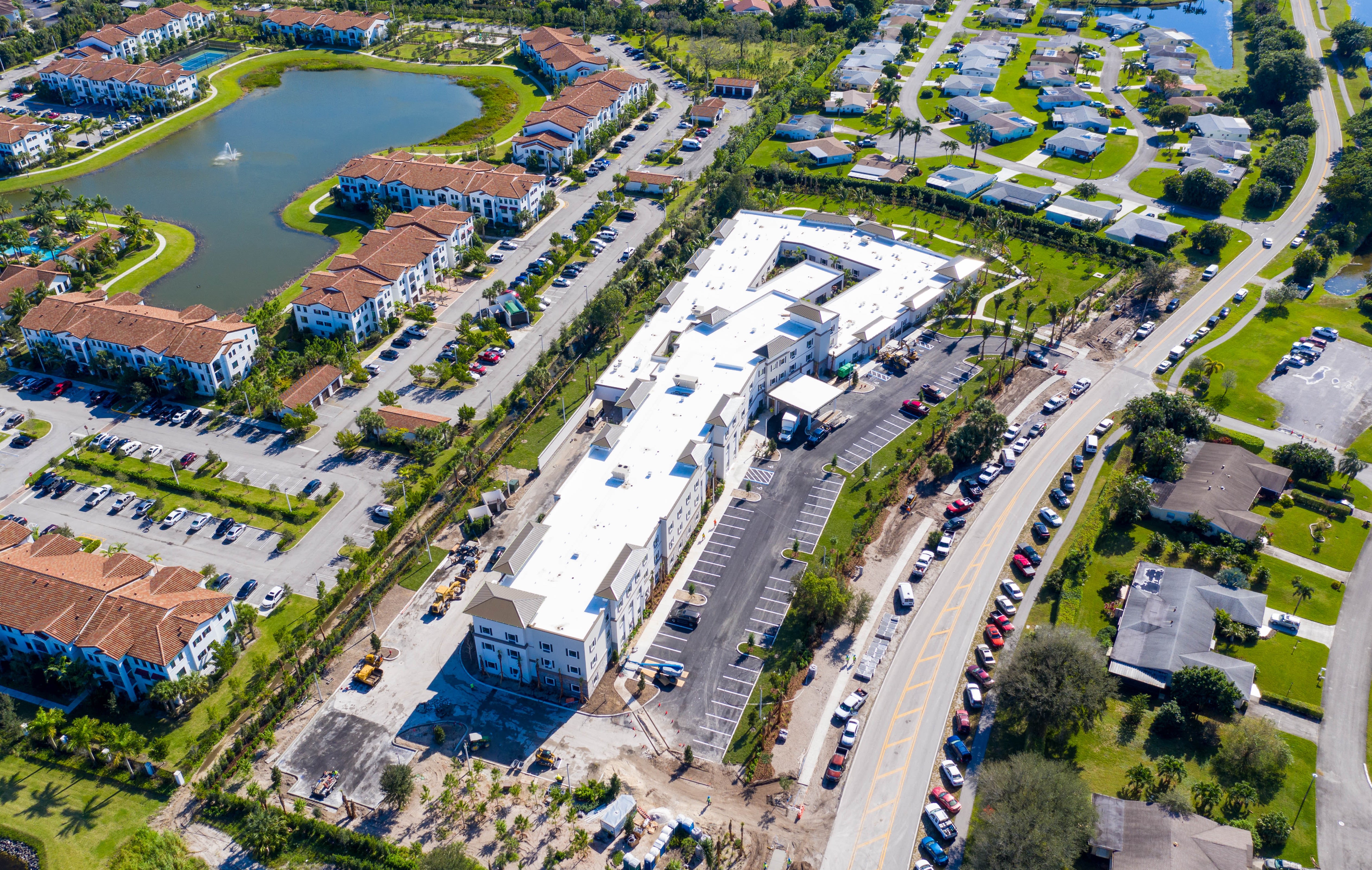 Exterior Aerial Photo of Inspired Living Delray Beach in Delray Beach, Florida