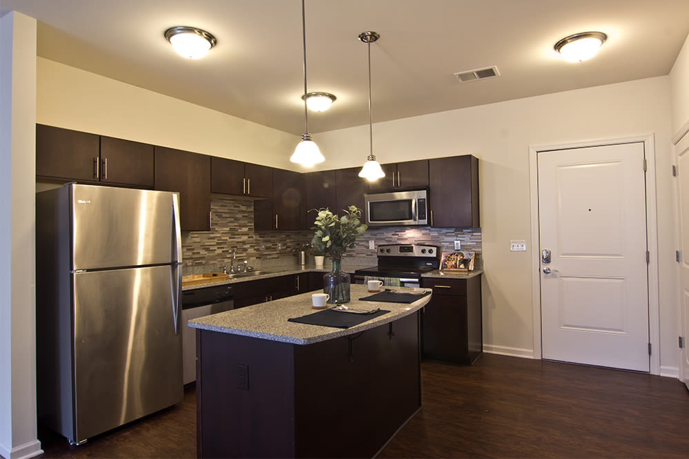 Kitchen at Torrente Apartment Homes in Upper St Clair, Pennsylvania