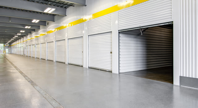 Climate-controlled units at Metro Self Storage in Coon Rapids, Minnesota