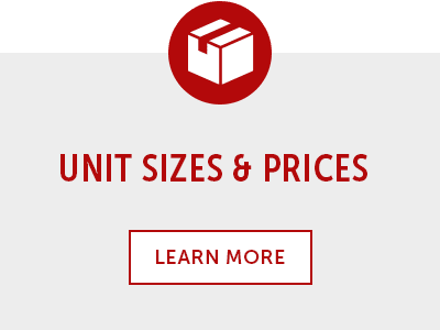 Unit sizes and prices at Storage World in Reading, Pennsylvania