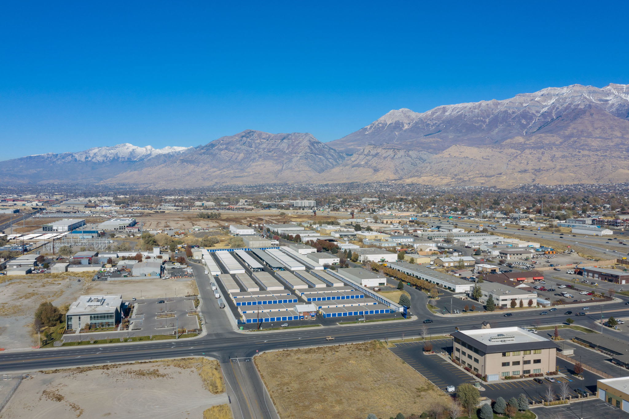 Aerial photo at Stor'em Self Storage in Orem, Utah