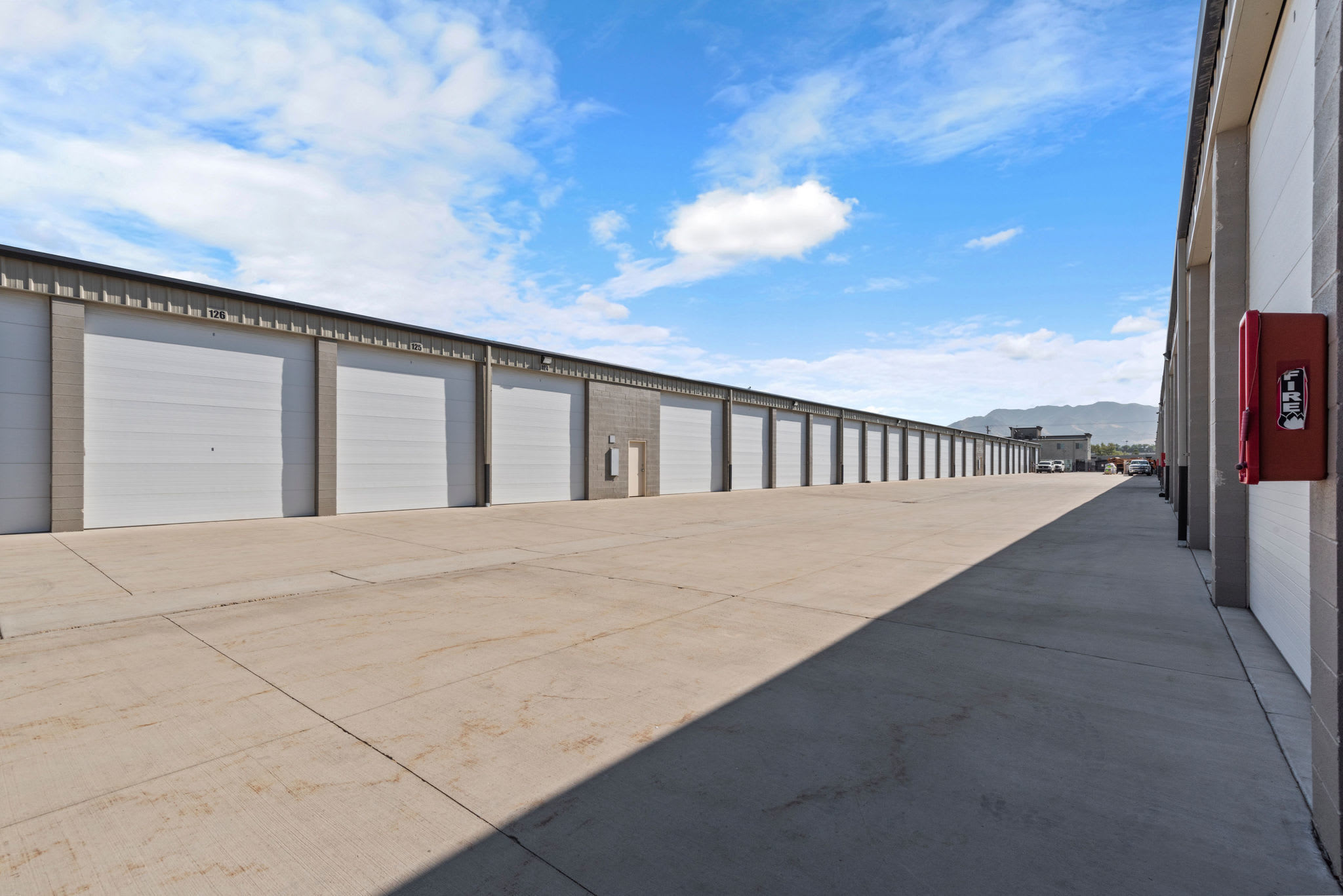 Drive up storage units at Stor'em Self Storage in Salt Lake City, Utah
