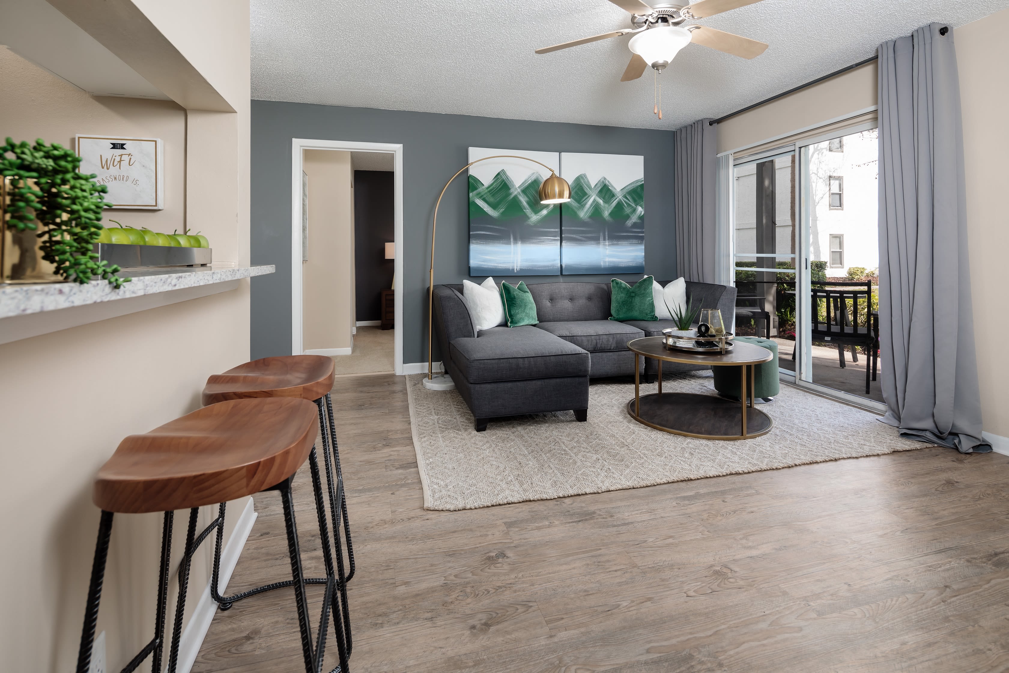 Renovated apartments at The Braxton in Palm Bay, FL