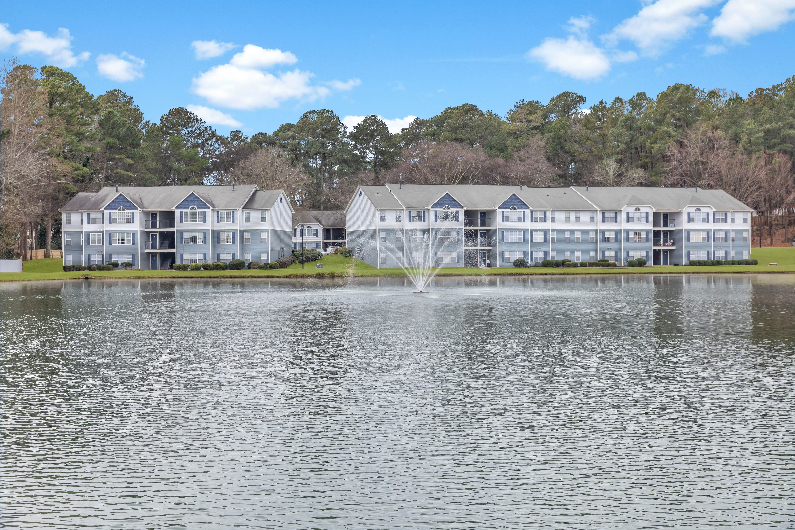 Peaceful lake views at The Bentley at Marietta in Marietta, GA