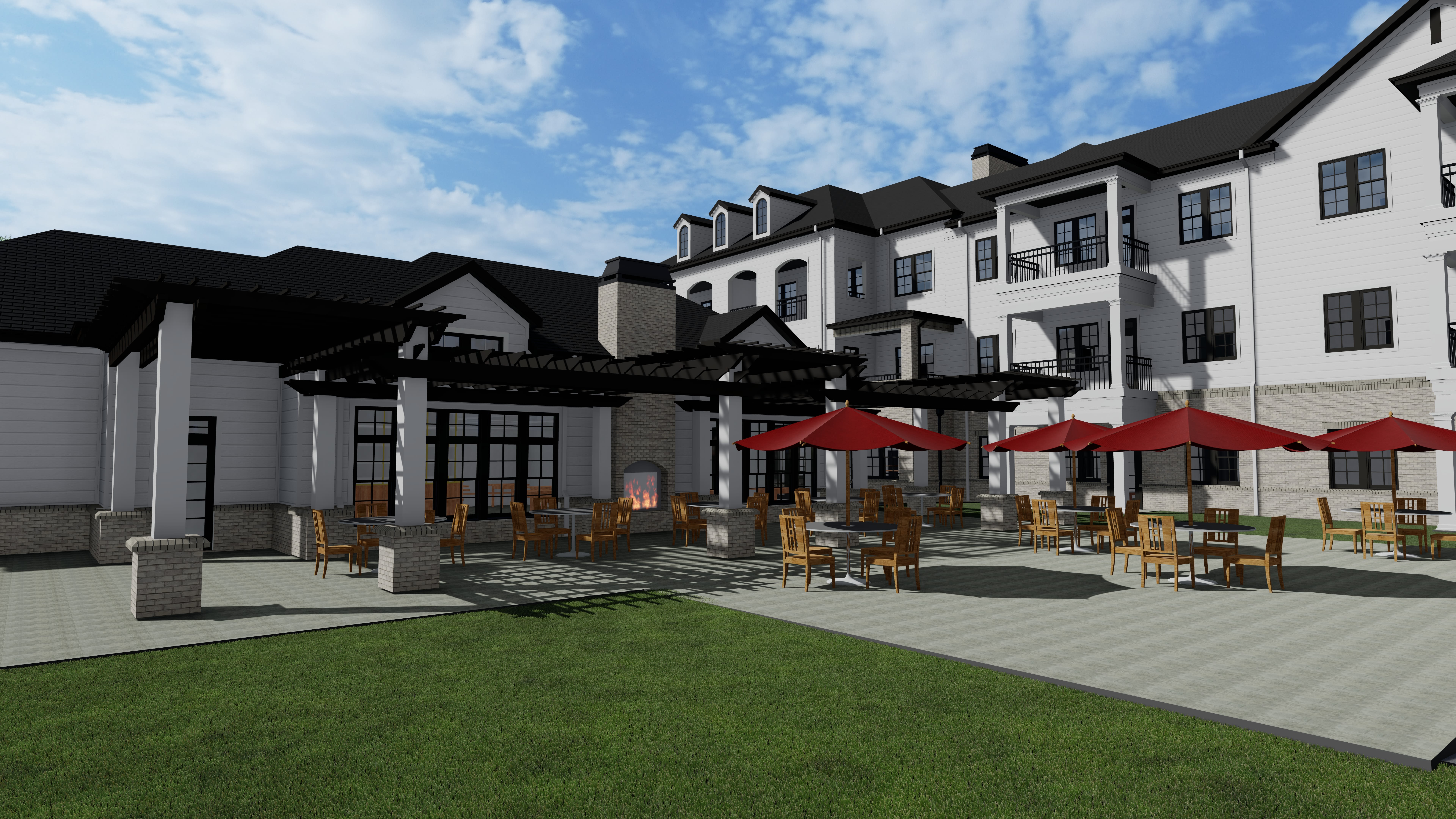 Outdoor Dining at Monark Grove Clarkston in Clarkston, MI