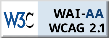 WCAG 2.1 Level AA badge