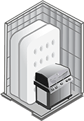 5x5 storage unit at StorageOne Horizon & Sandy Ridge in Henderson, Nevada