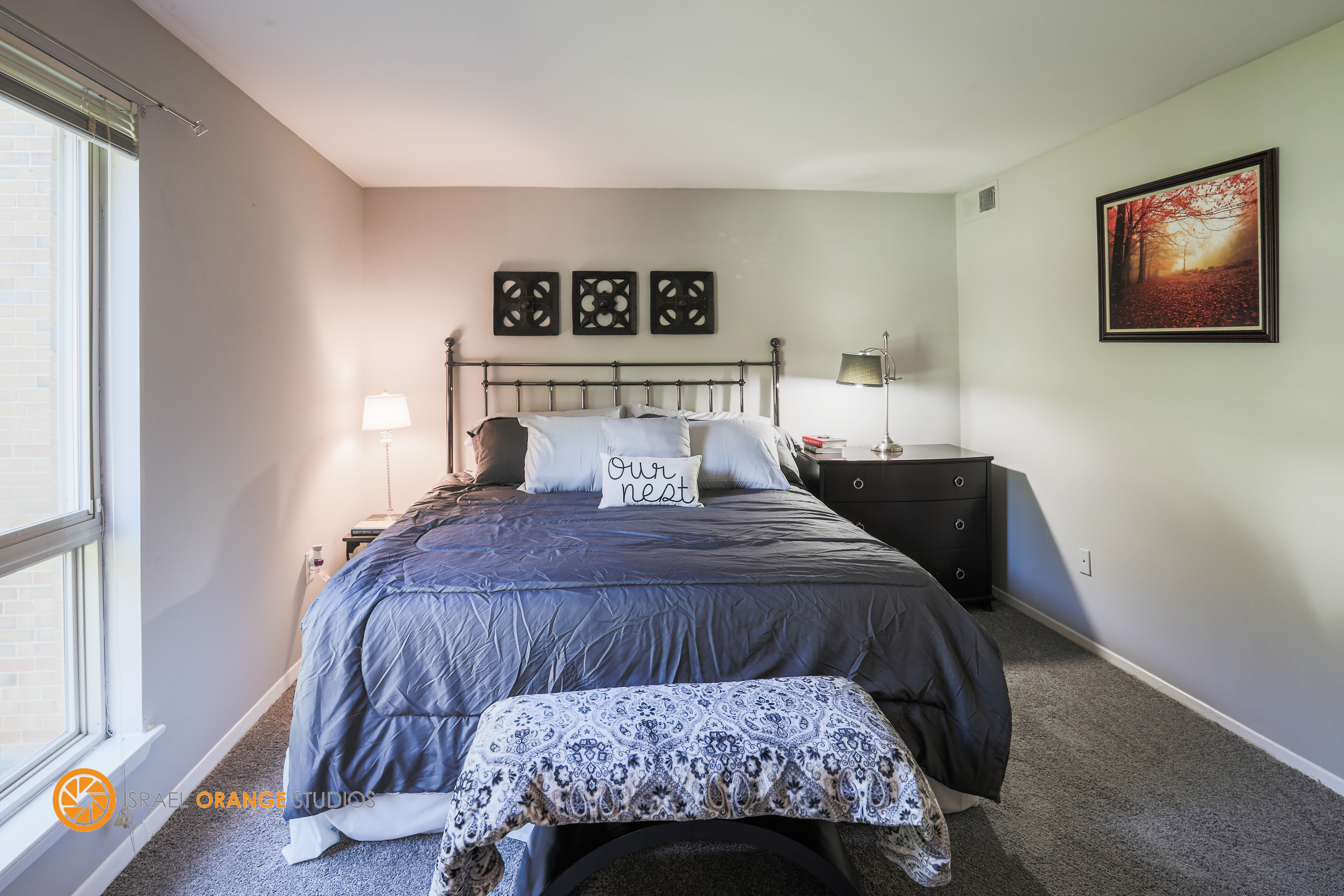 Large bedroom at The Glendale Residence in Lanham, Maryland