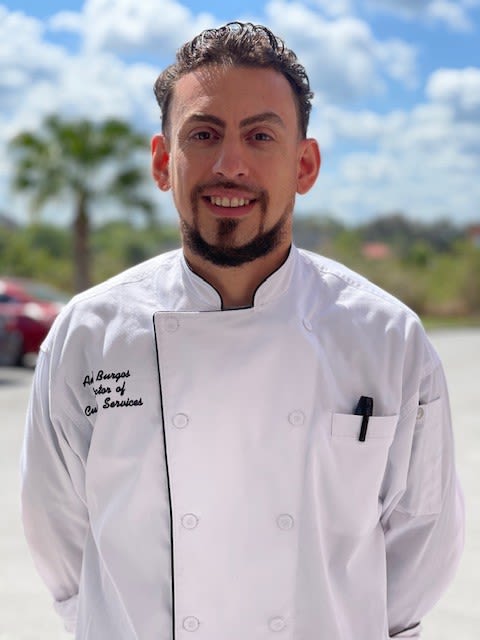 Angel Burgos,  Executive Chef at Keystone Place at Terra Bella in Land O' Lakes, Florida