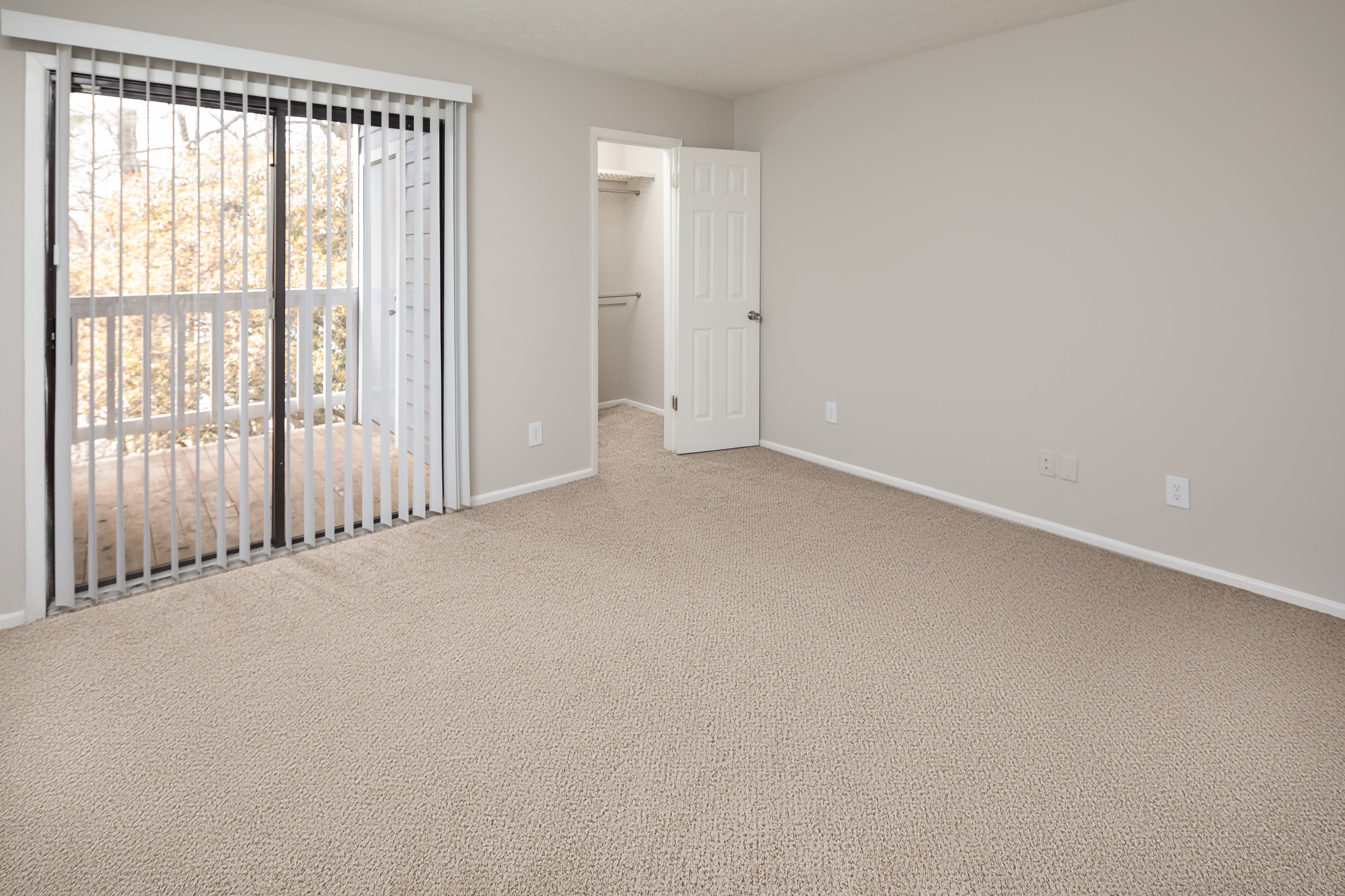 Model unit living room at The Everette at East Cobb in Marietta, Georgia