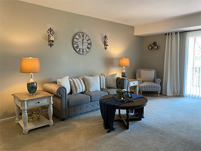 Lumberton Apartment Homes offers a beautiful living room in Lumberton, New Jersey