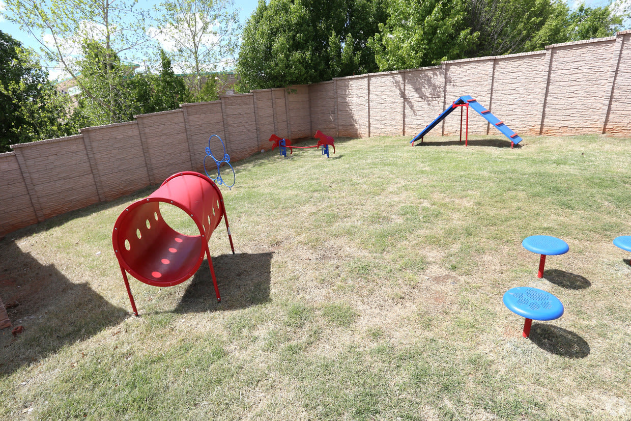 Dog park at Cross Timber in Oklahoma City, Oklahoma