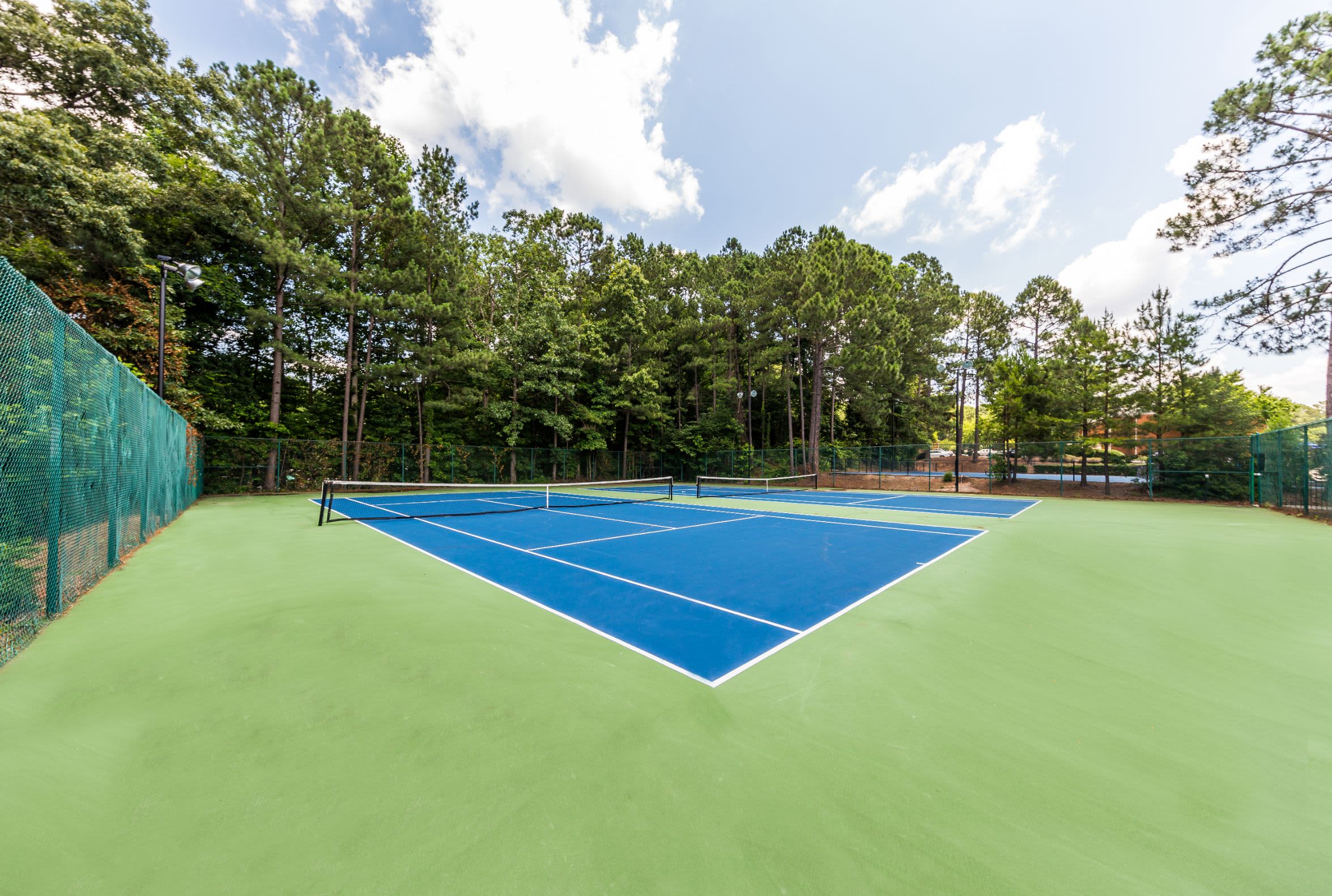 Tennis court at Marquis at Perimeter Center in Atlanta, Georgia