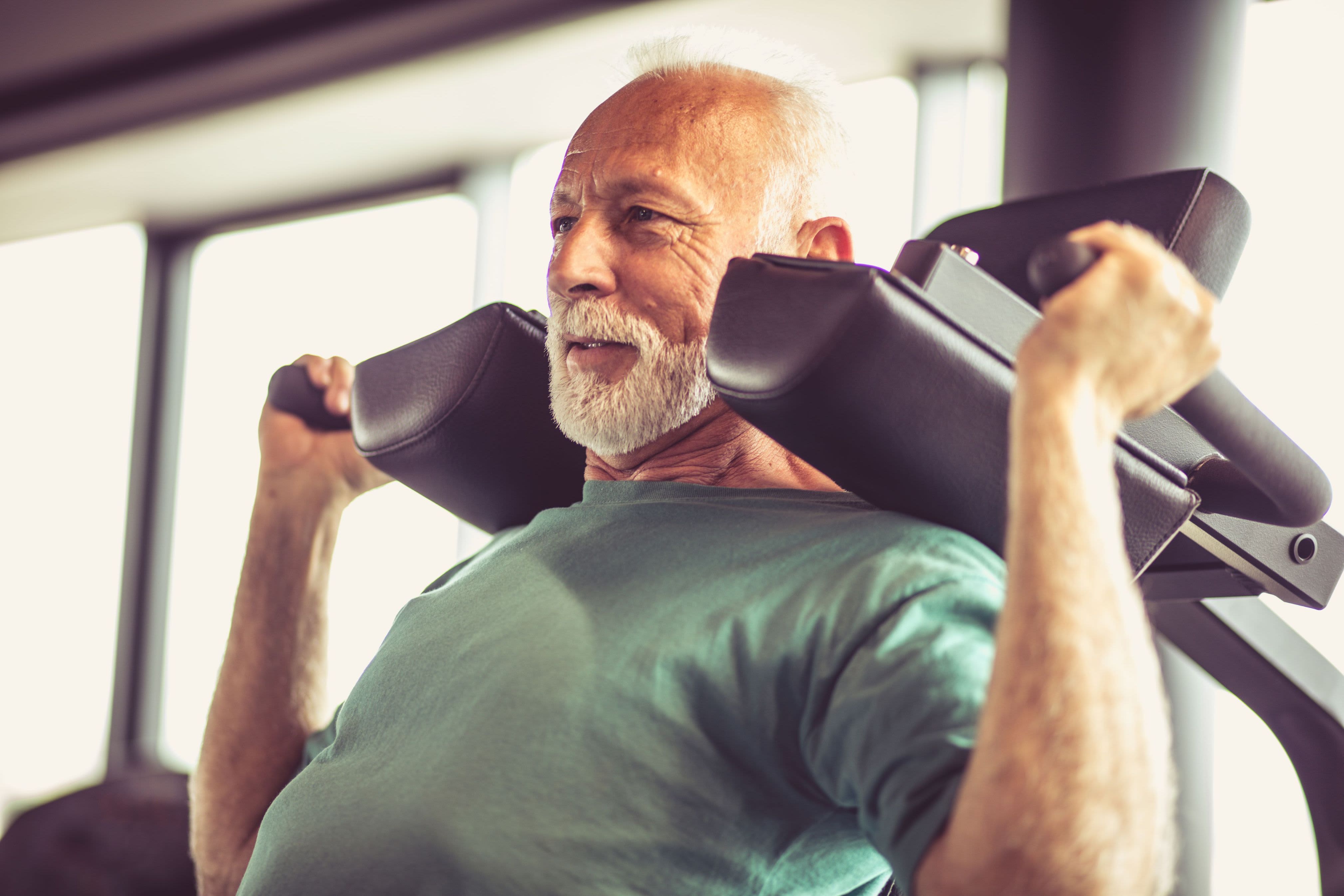 Resident working out at Marquis Rockwall in Rockwall, Texas