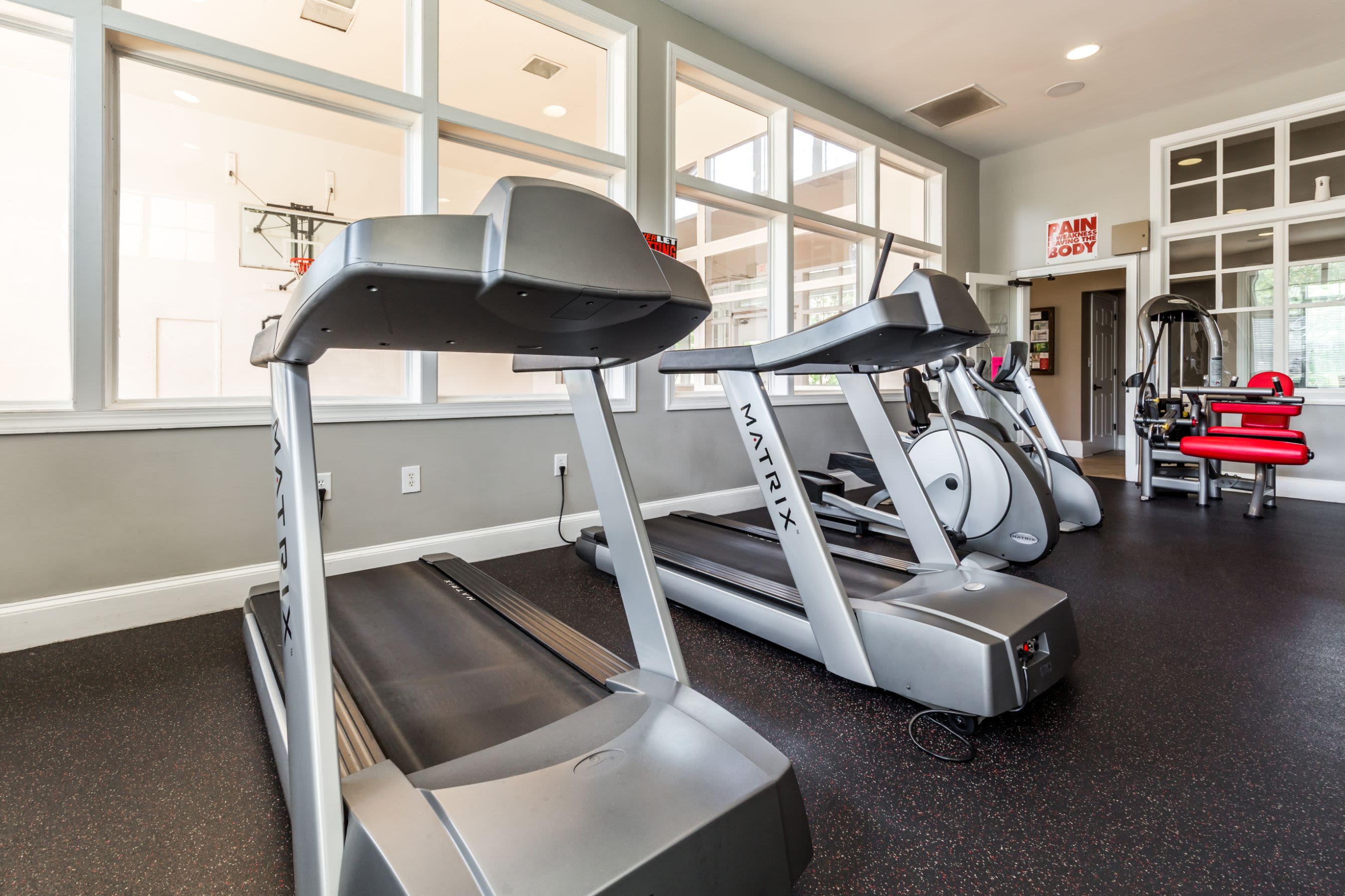 Treadmills at The Preserve at Ballantyne Commons in Charlotte, North Carolina