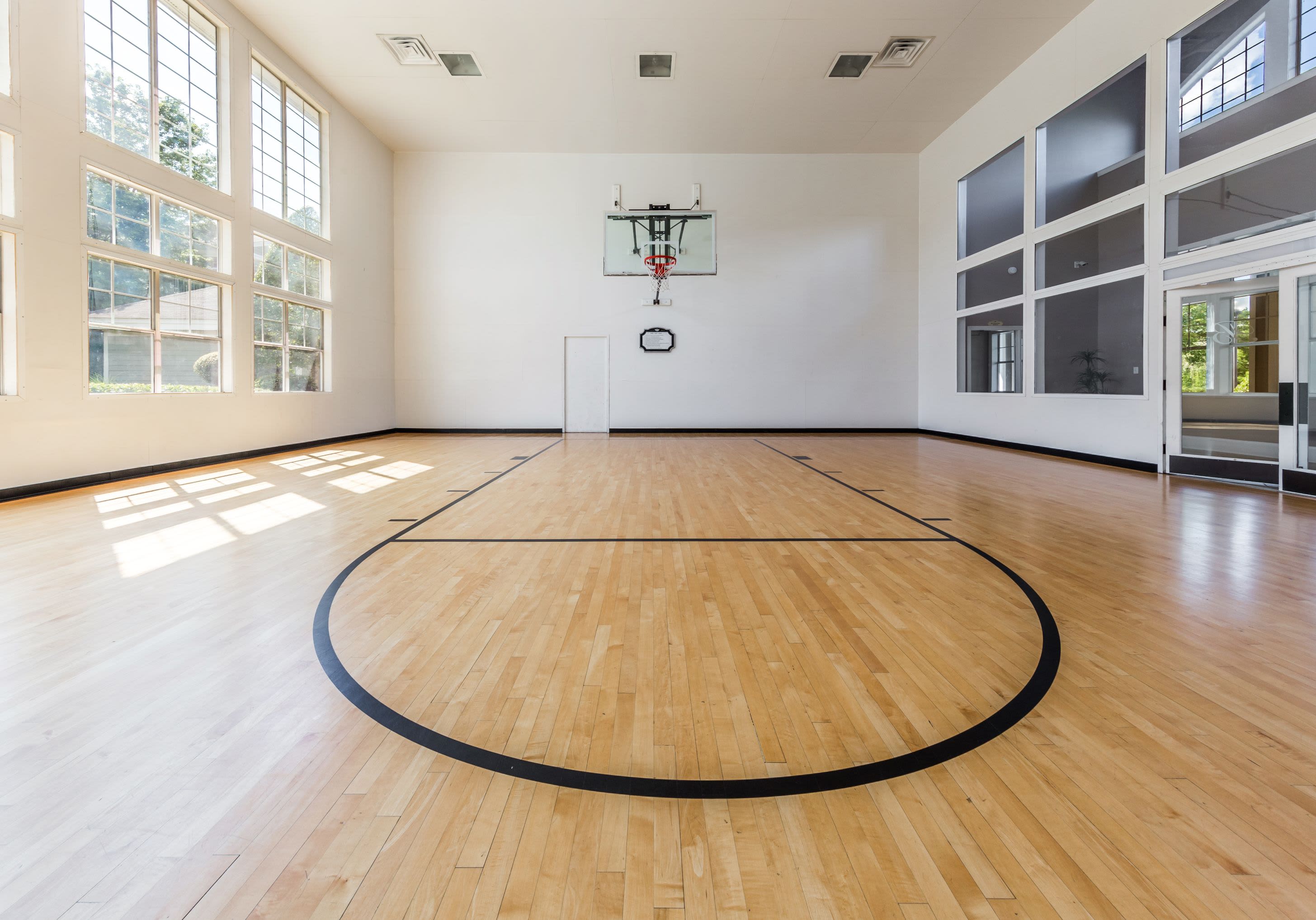 Indoor basketball court at The Preserve at Ballantyne Commons in Charlotte, North Carolina