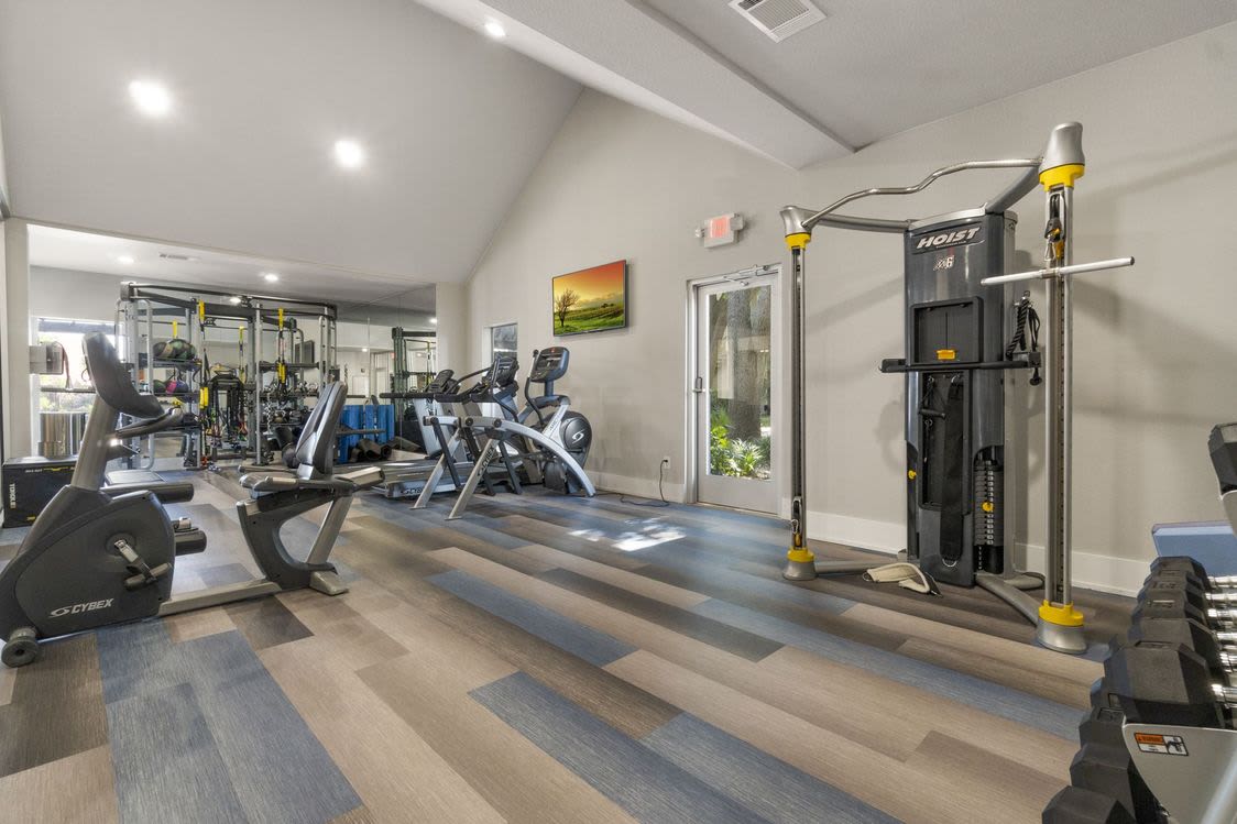 Exercise area at Emerson at Ford Park in Allen, Texas