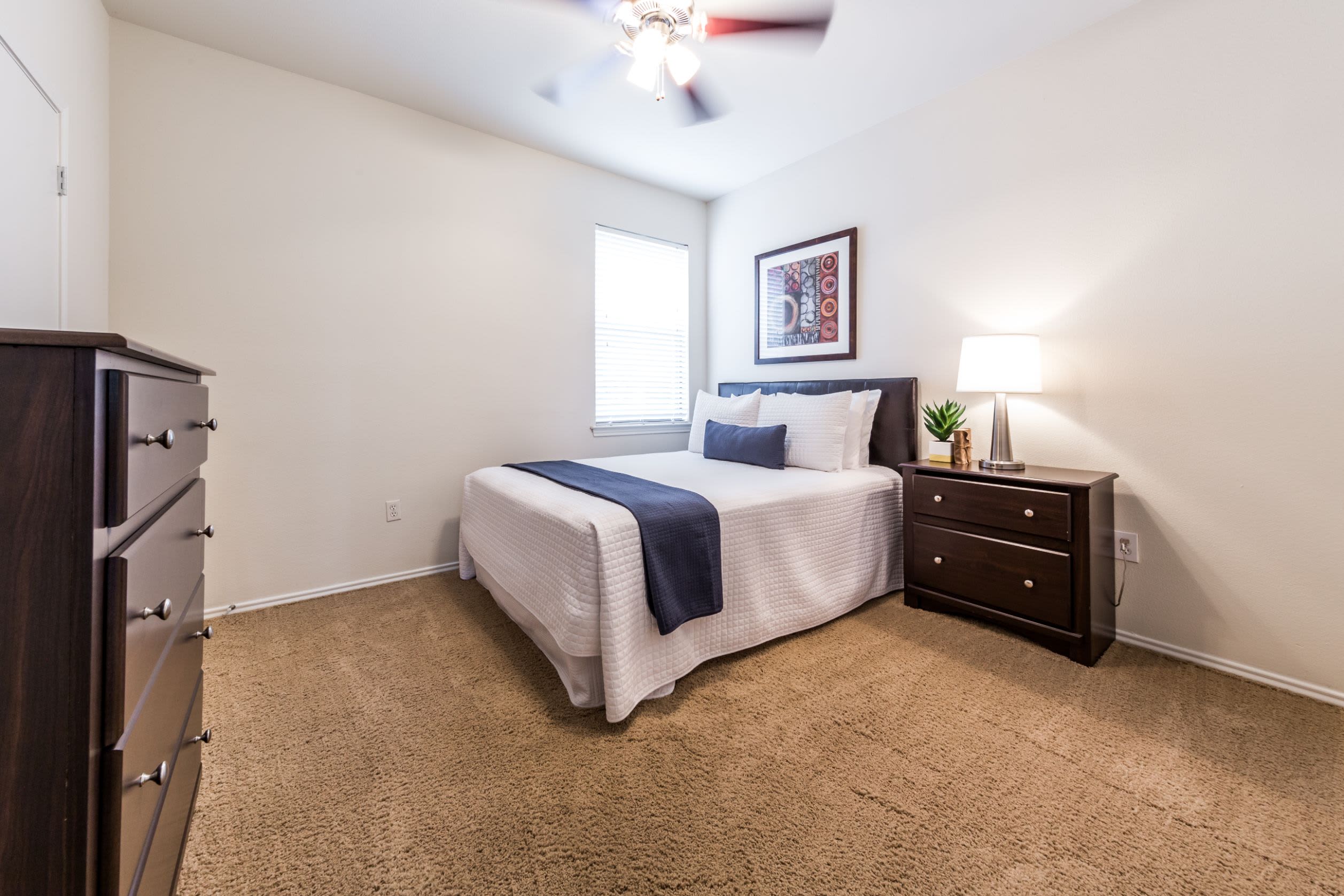 Large bedroom at Marquis at Caprock Canyon in Austin, Texas
