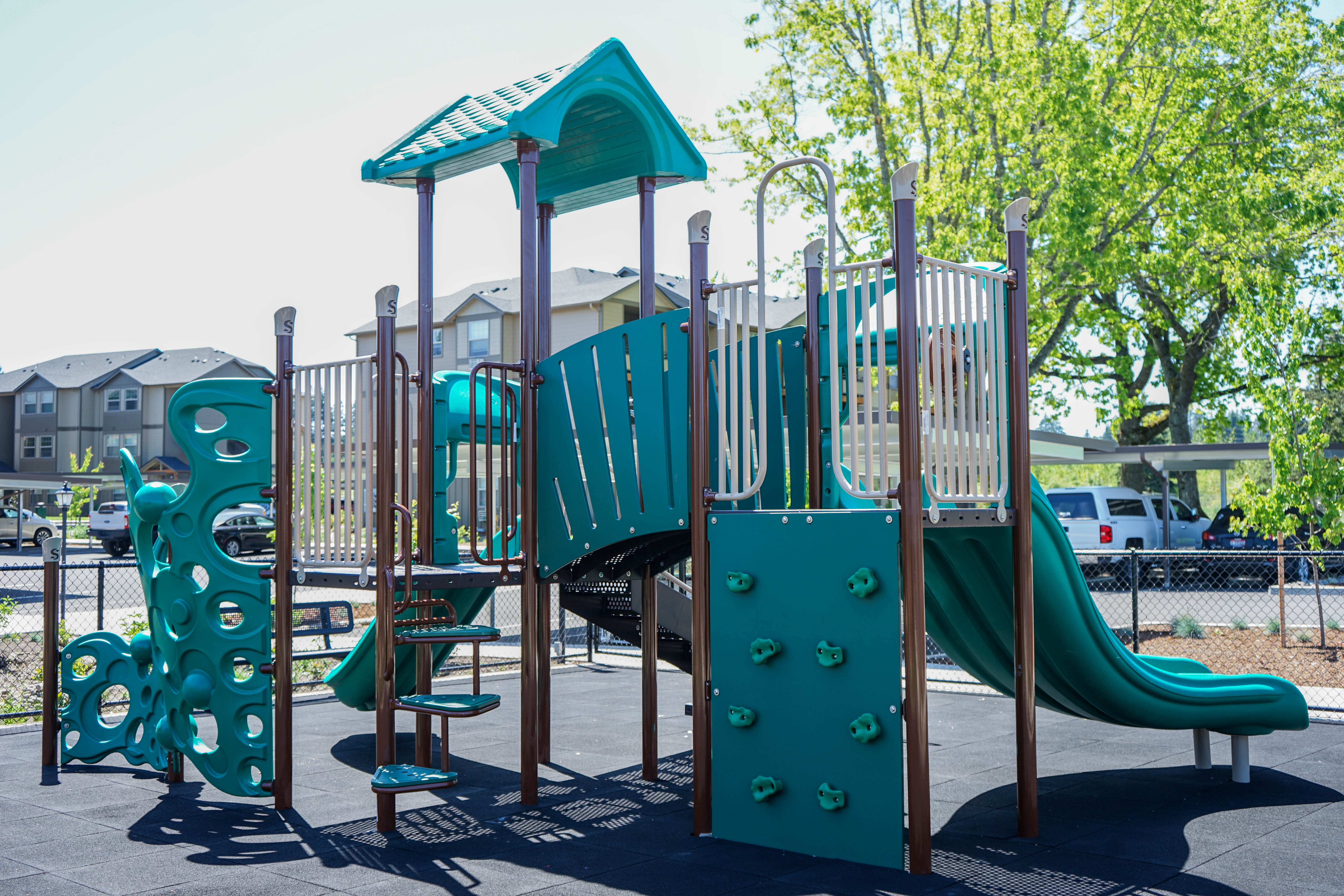 Kids play area at The Grove in Salem, Oregon