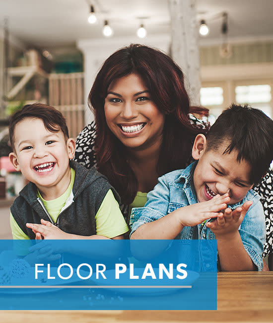 floor plans at Clifton Park Apartment Homes