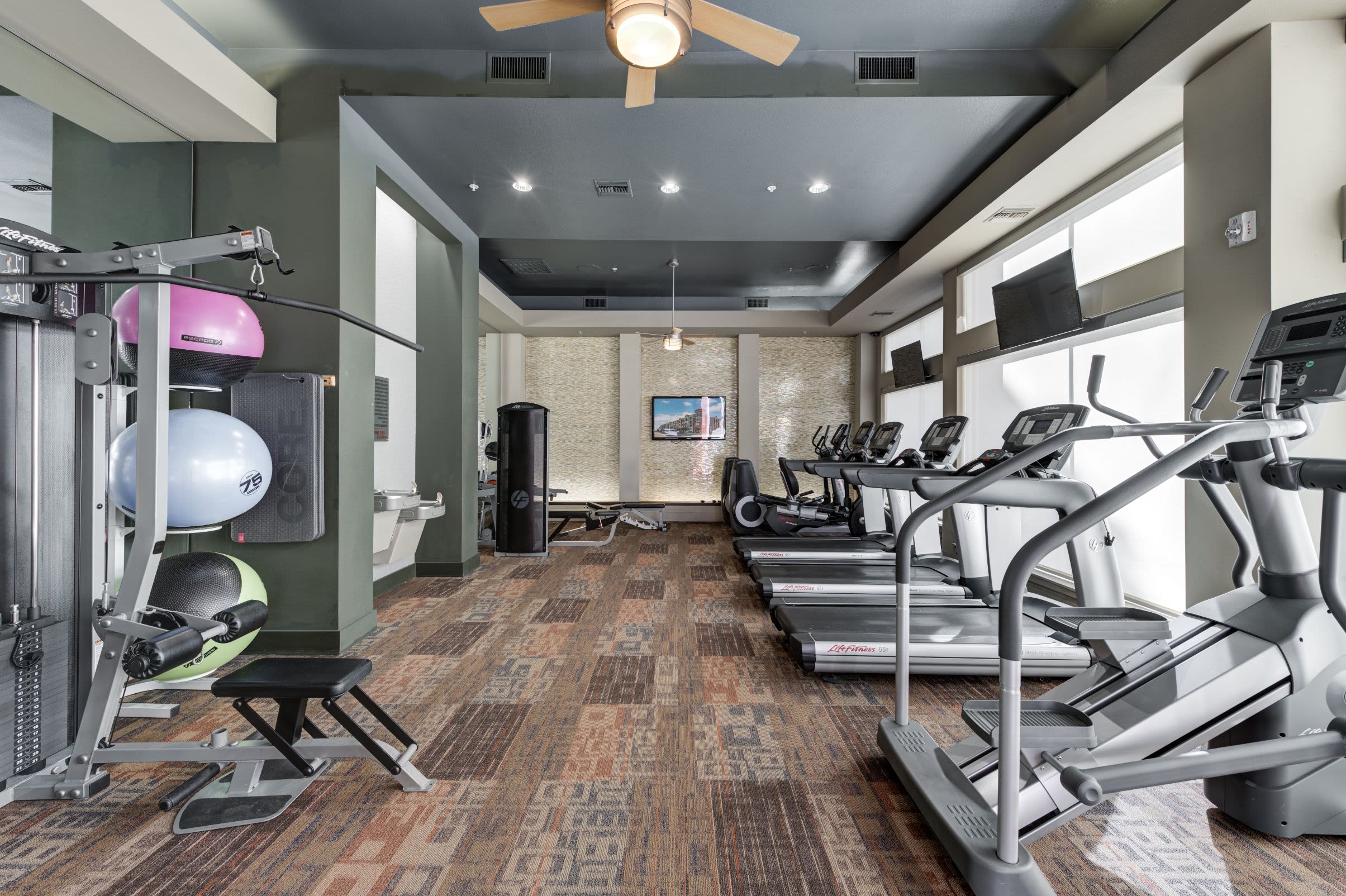 Workout facility at The Marq at Ridgegate in Lone Tree, Colorado