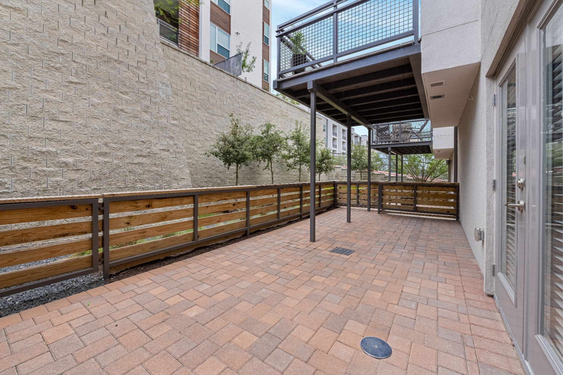 Private balcony at Westerly 360 in Austin, Texas