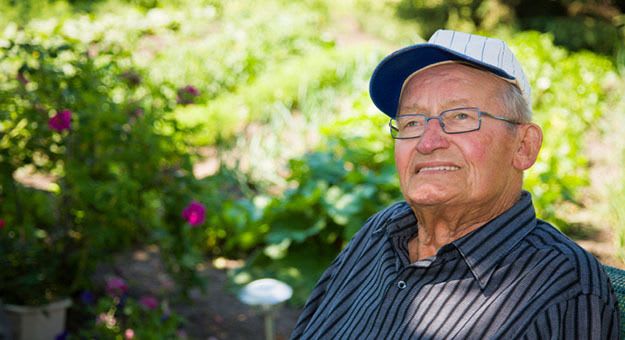 Resident gentlemen in independent living at Avalon Assisted Living Community in Fitchburg, Wisconsin