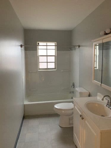 Bathrooms at Andrus Court Apartments in Columbus, Ohio