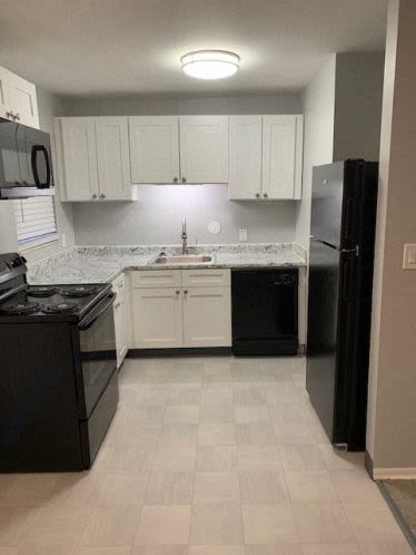 Model kitchen at Andrus Court Apartments in Columbus, Ohio