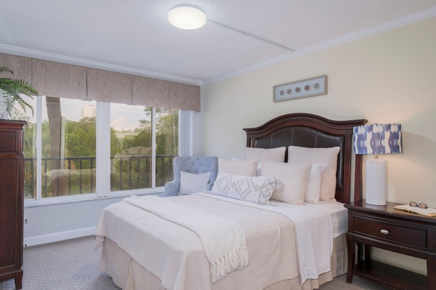Cozy bedroom at Grand Villa of Sarasota in Sarasota, Florida