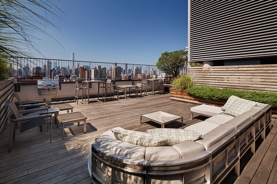 Gorgeous views from the rooftop lounge at The Ventura in New York, New York