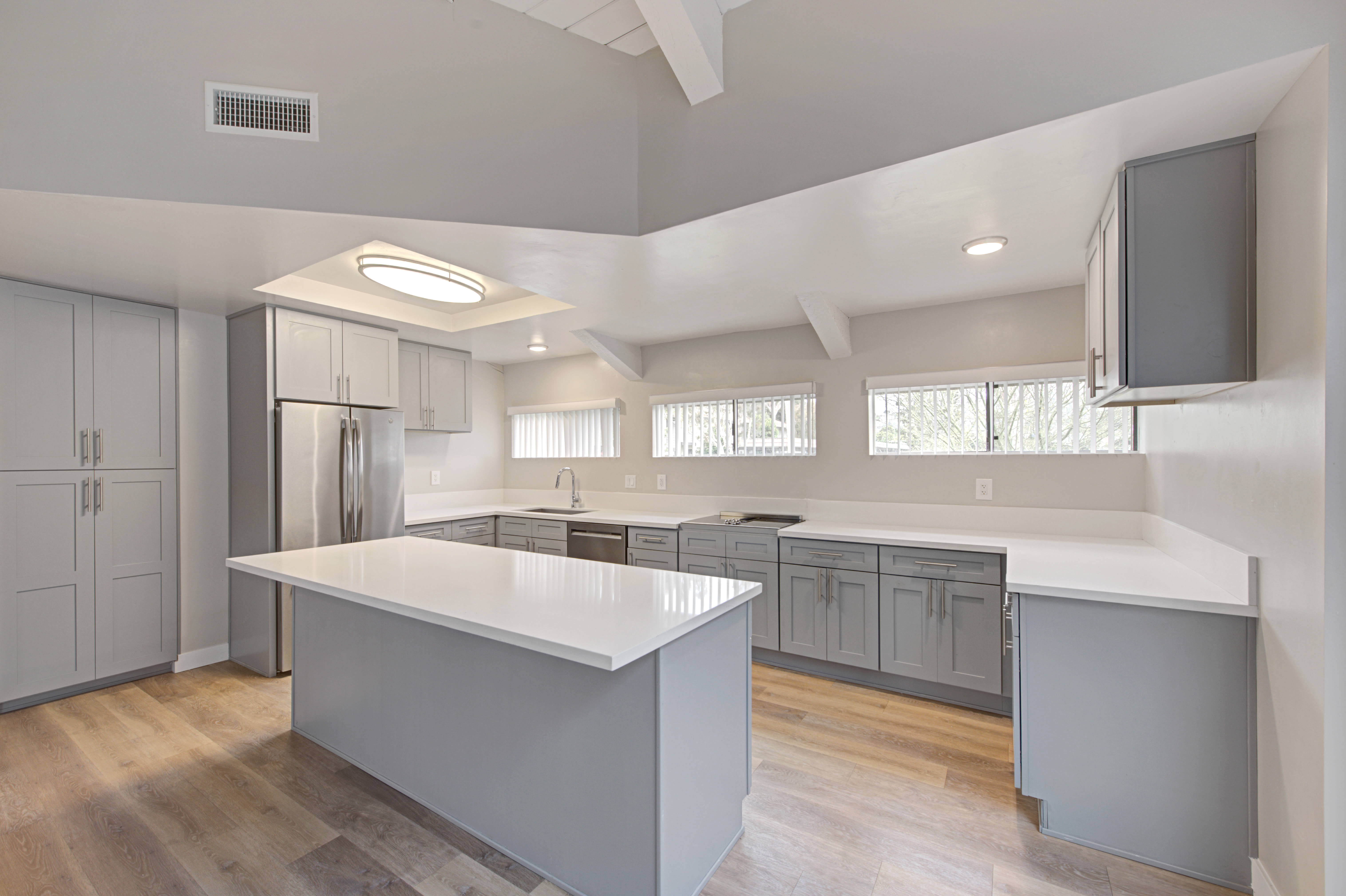 Kitchens with stainless steel appliances at Sofi Ventura in Ventura, California